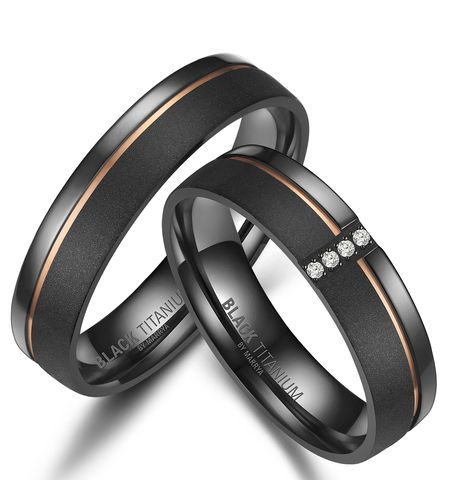 Black Titanium - Rings