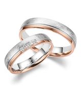 Anillos de pareja multicolores