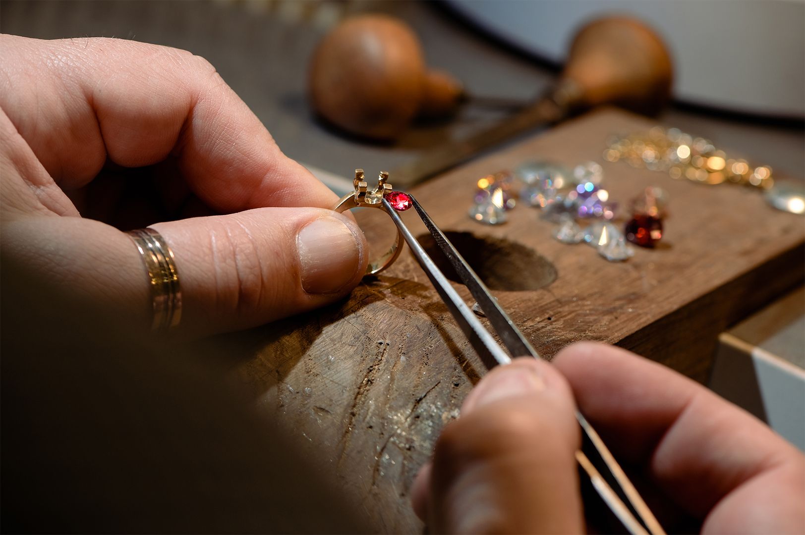 Benefícios exclusivos para joalheiros e retalhistas